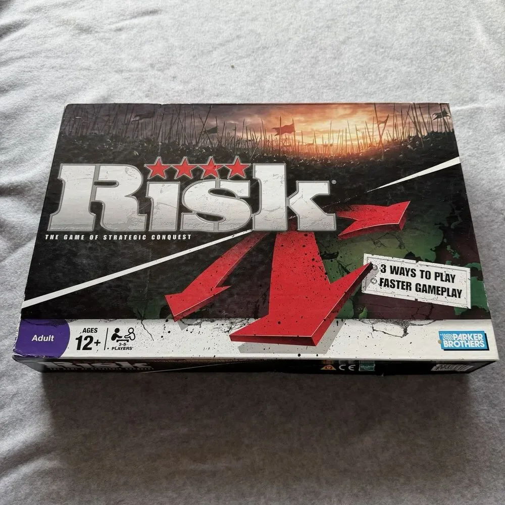 Risk The Game of Strategic Conquest Board Game 2008 Parker Brothers Complete